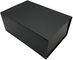 Folding 1200gsm Cardboard Custom Gift Packaging Boxes Black Matte