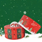 Christmas Round Chocolate Paper Gift Box 157 Gsm With Dividers Matt Lamination