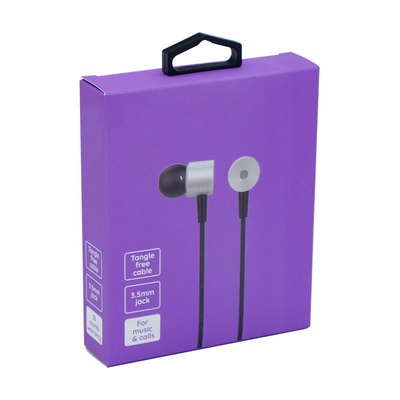 Headphone packaging box, digital electronic product packaging box, in ear earphone color box customization