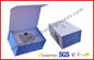 Blue Tooth Speaker Magnetic Rigid Gift Boxes White And Blue Custom Packaging Boxes