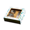Folding Open Window Cosmetic Packaging Box Recyclable High End Skincare Gift Box