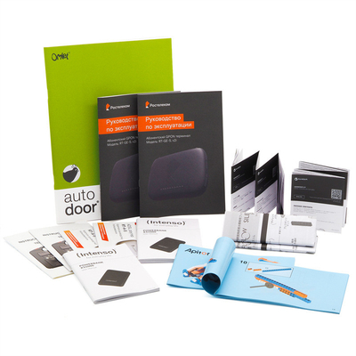 Matt Lamination Custom Printed Brochures CMYK 4C Offset Printing