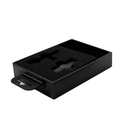 CMYK Printing Electronics Packaging Box Custom For Wireless Radio Microphone