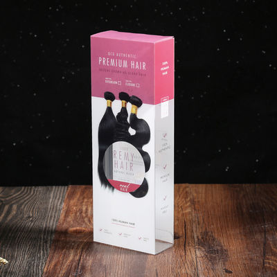 Τυποποιημένο κουτί συσκευασίας περούκας Διαφανές pvc κομμωτήριο προμηθειών μαλλιών πλαστικό κουτί πλαστό ραβδί πλαστικό κουτί κατοικίδιο